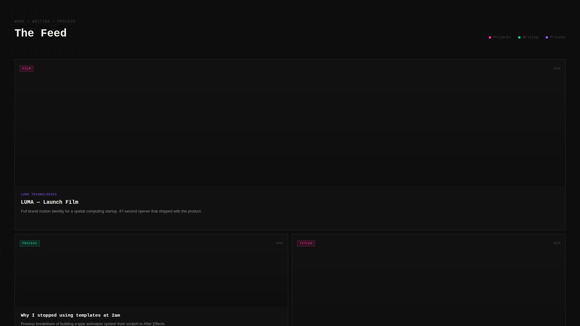 Keyframe - Bold Motiondesigner Landing Page Template