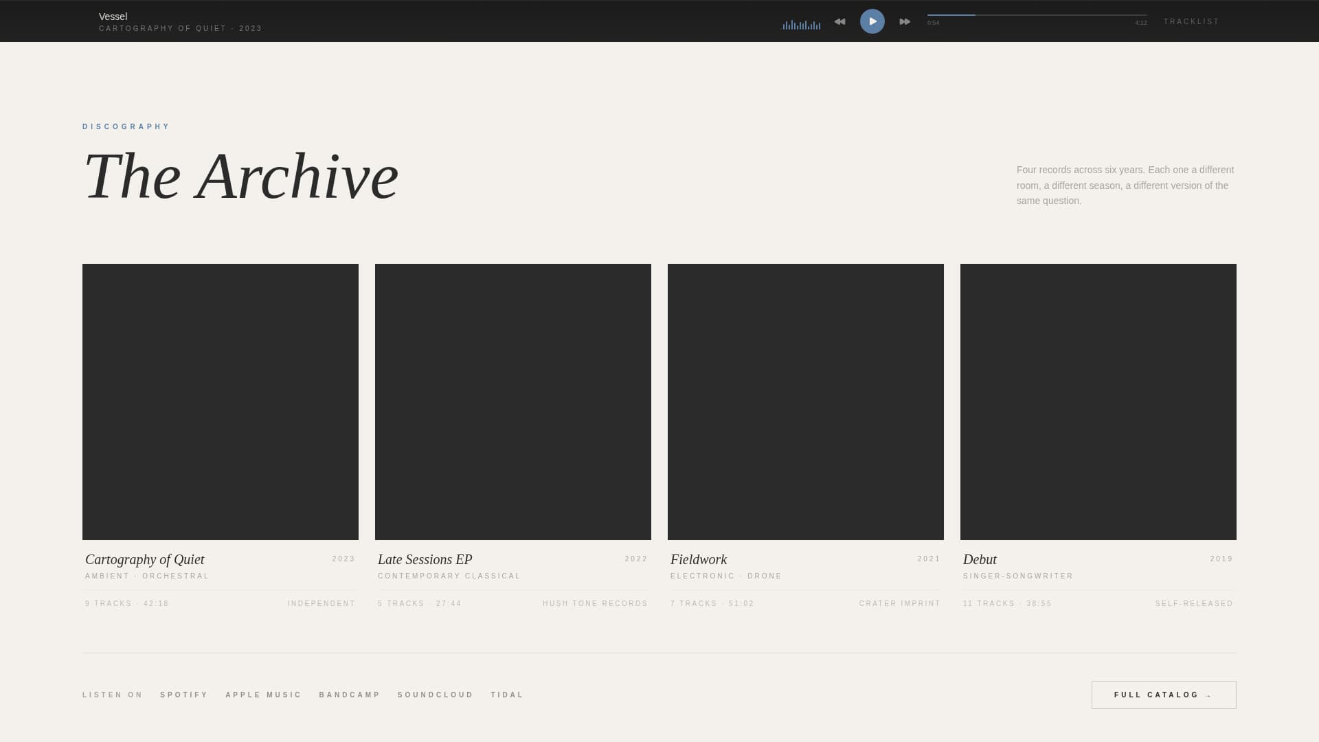 Resonance - Immersive Musician Landing Page Template