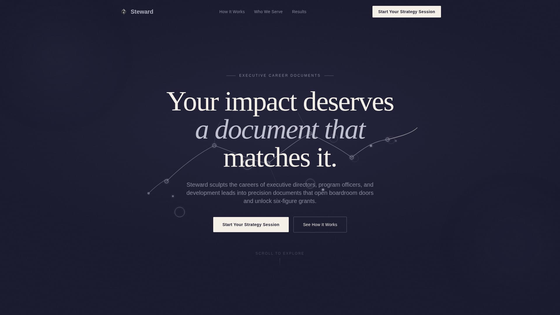 Nonprofit Leader Career Booking Website Template