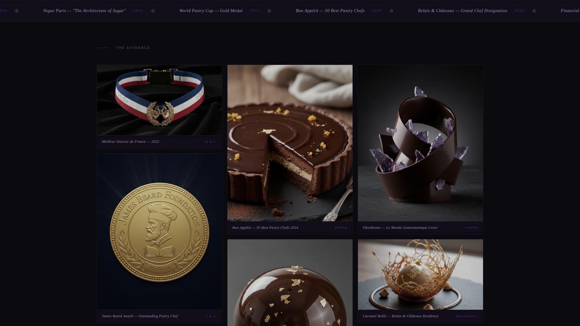 Chef & Culinary Portfolio Pre-Launch Website Template