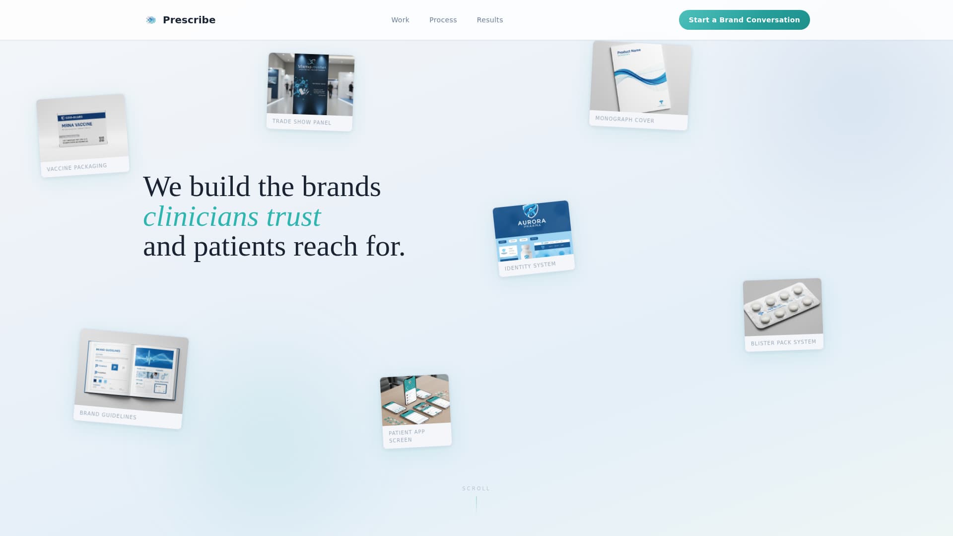 Pharmaceutical Marketing & Agency Specialist Portfolio Website Template