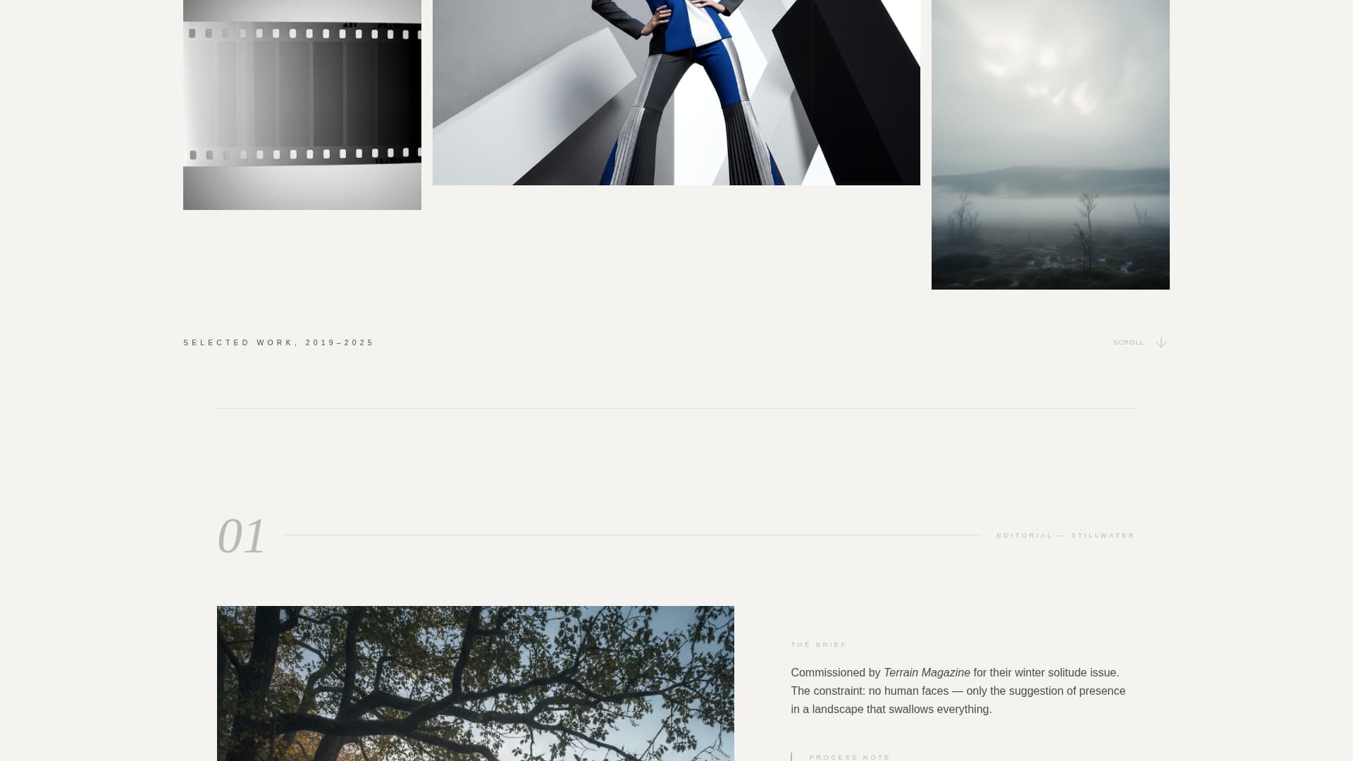 Photographer Portfolio Booking Website Template