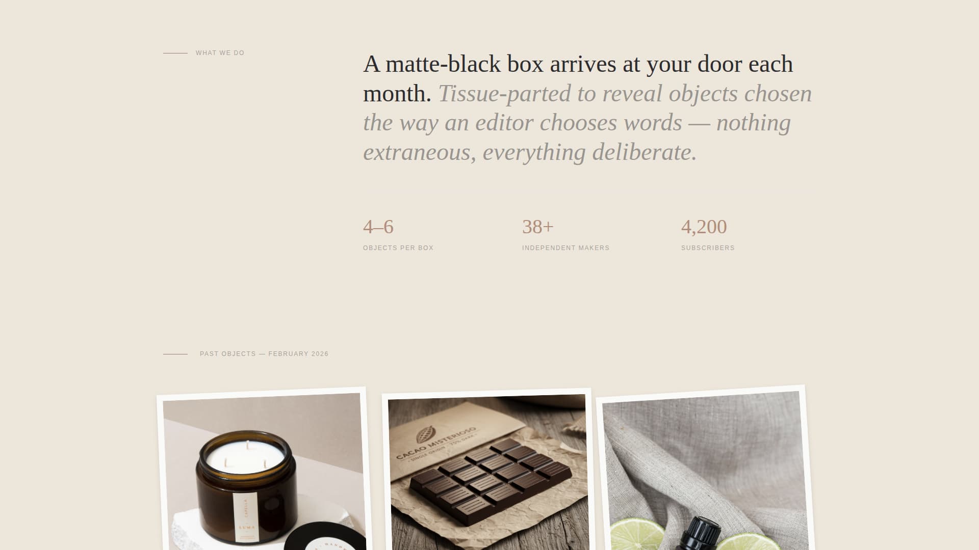 Curate - Luxe Subscription Landing Page Template