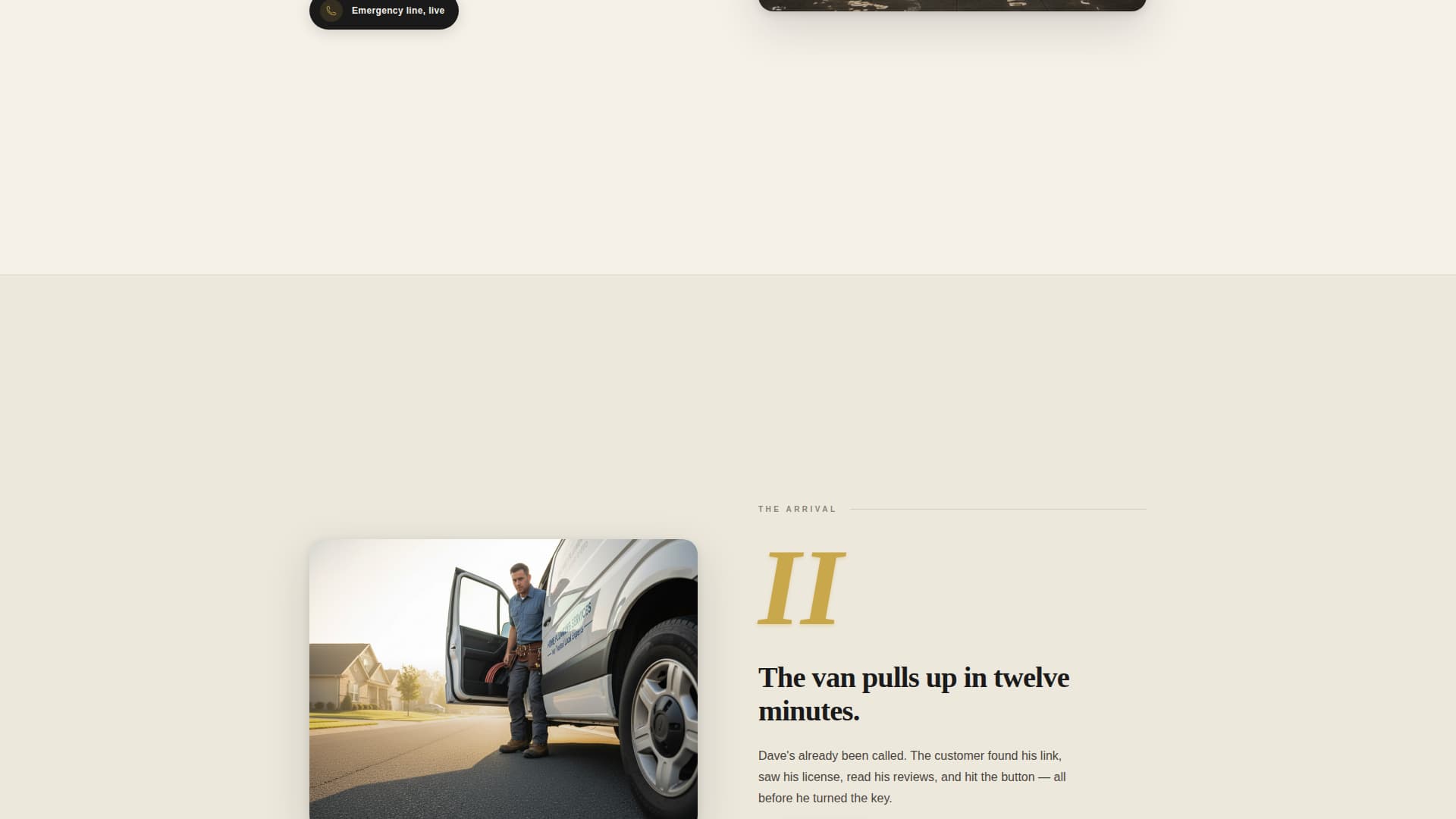 Plumber Profile Professional Website Template