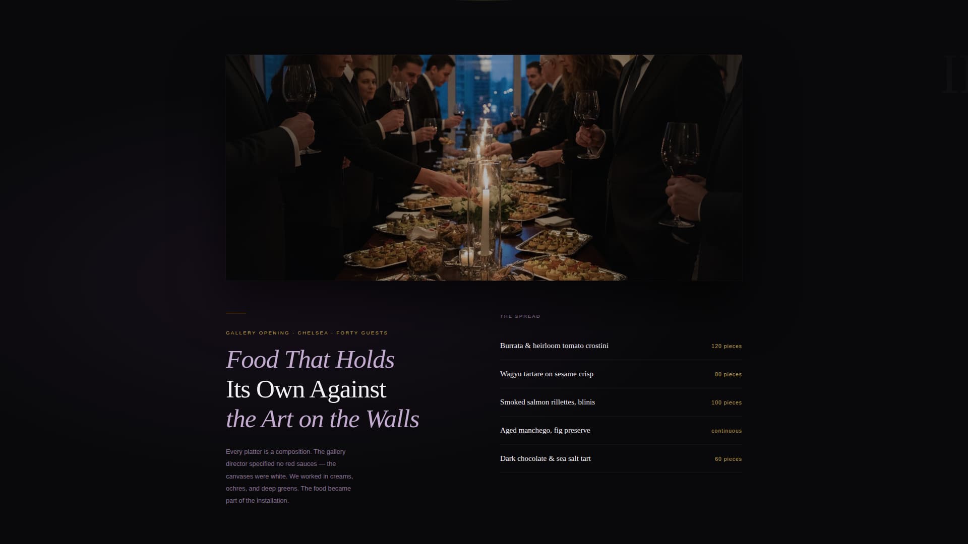 Chef & Culinary Portfolio Pricing Website Template