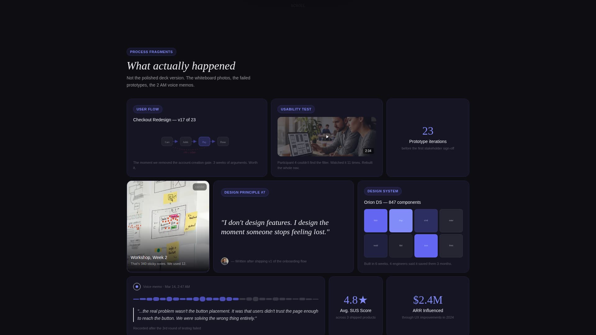 Product Designer Portfolio Portfolio Website Template