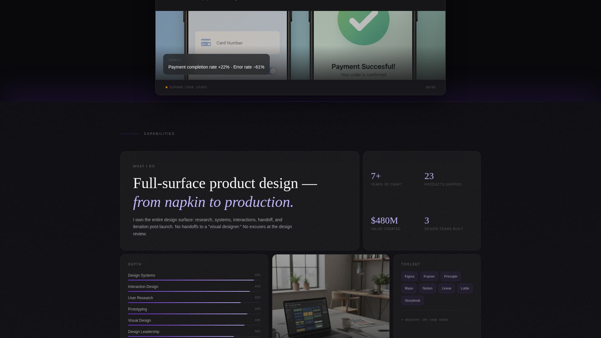 Product Designer Portfolio Specialist Careers Website Template