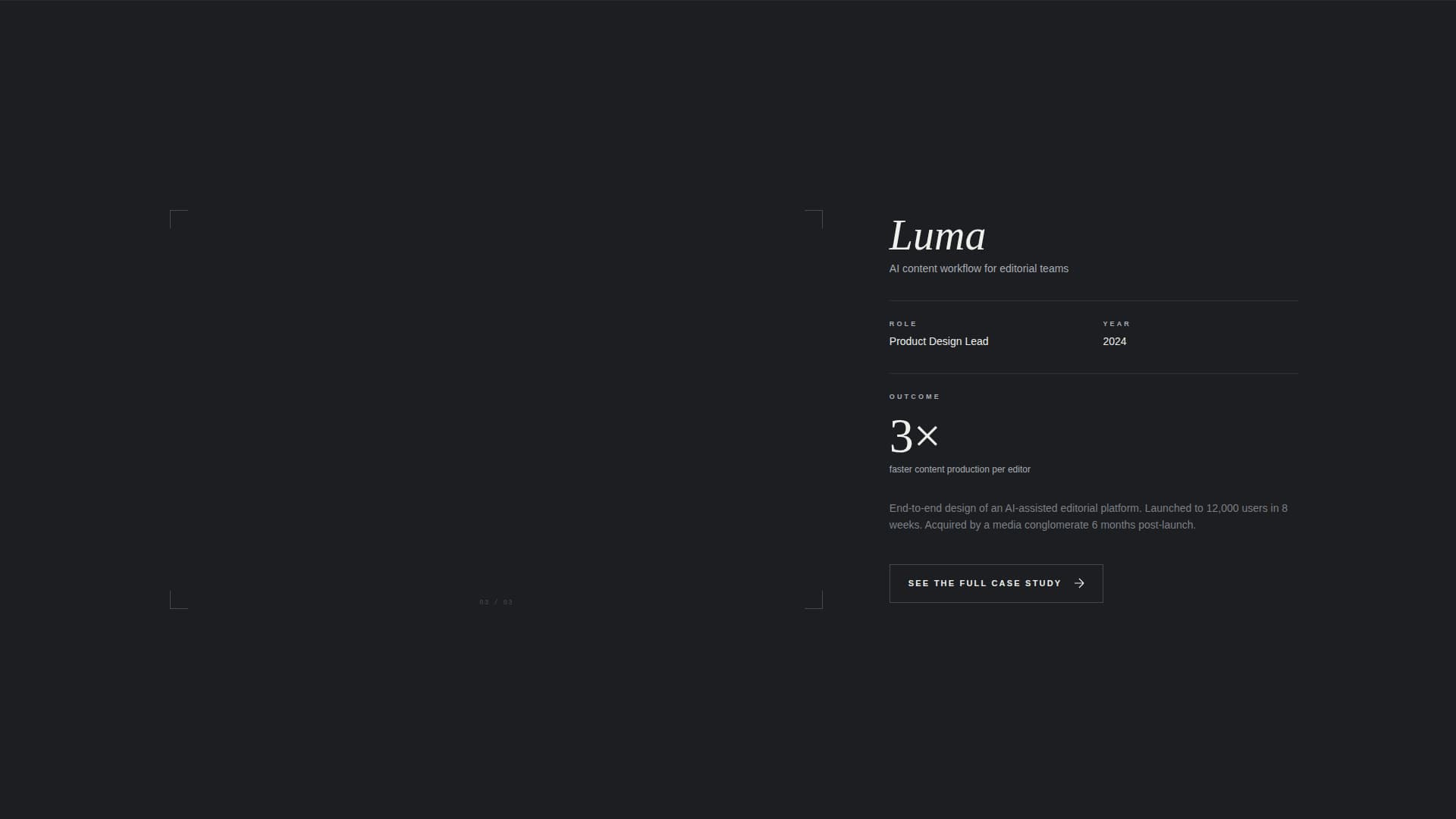 Product Designer Portfolio Careers Website Template