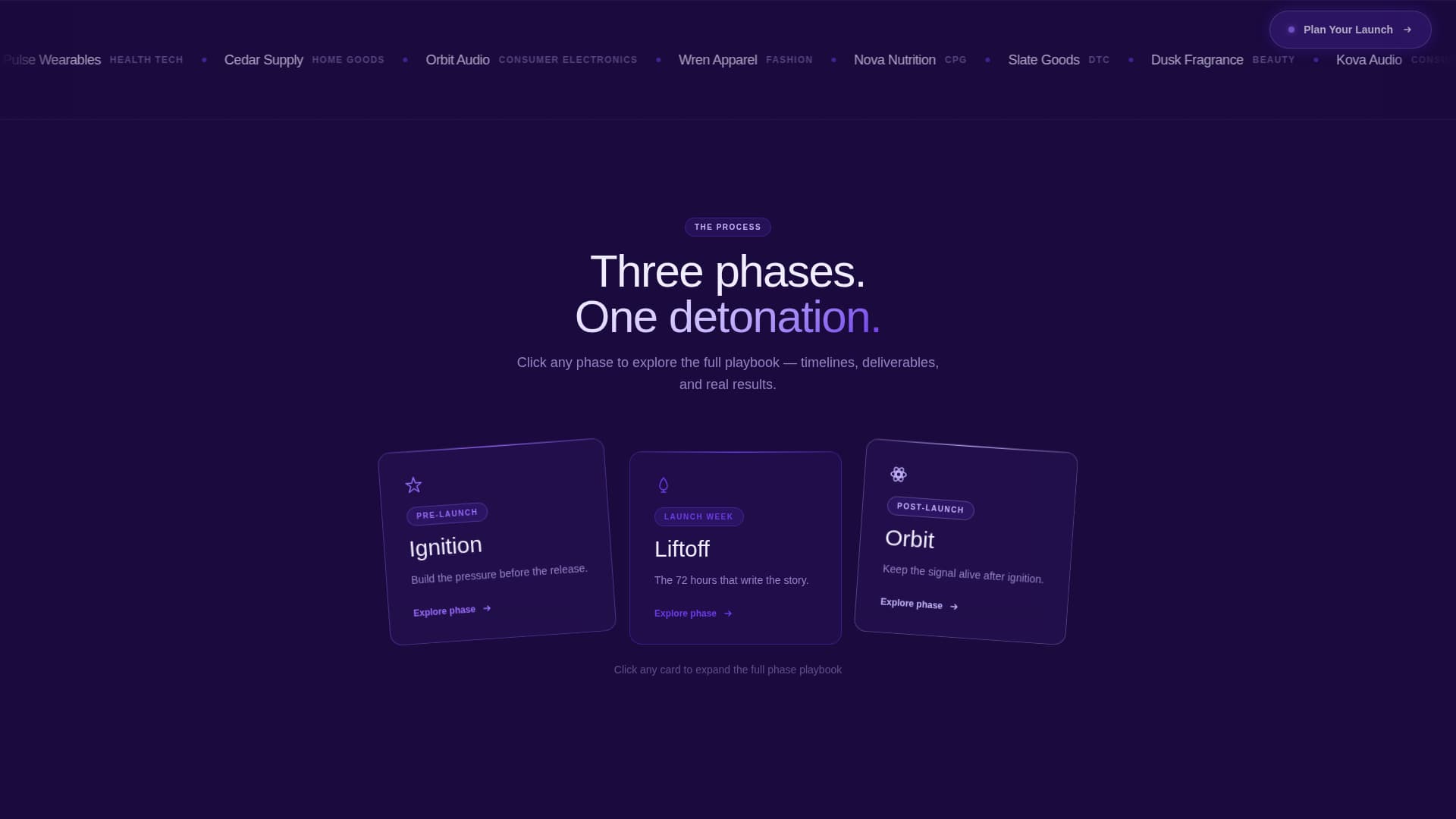 Events & Experiential Agency Pre-Launch Website Template