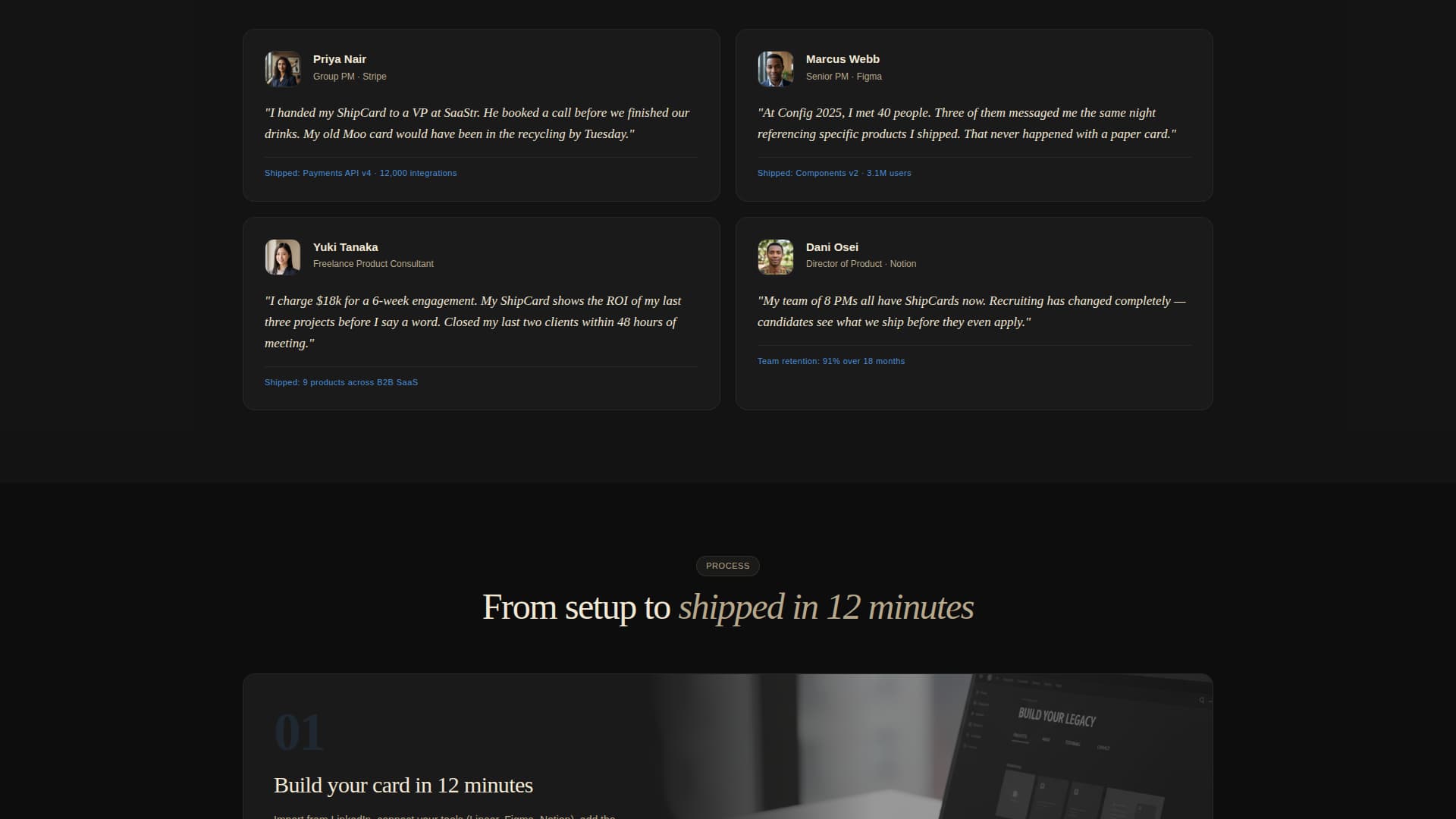 Product Manager Profile Specialist Pre-Launch Website Template