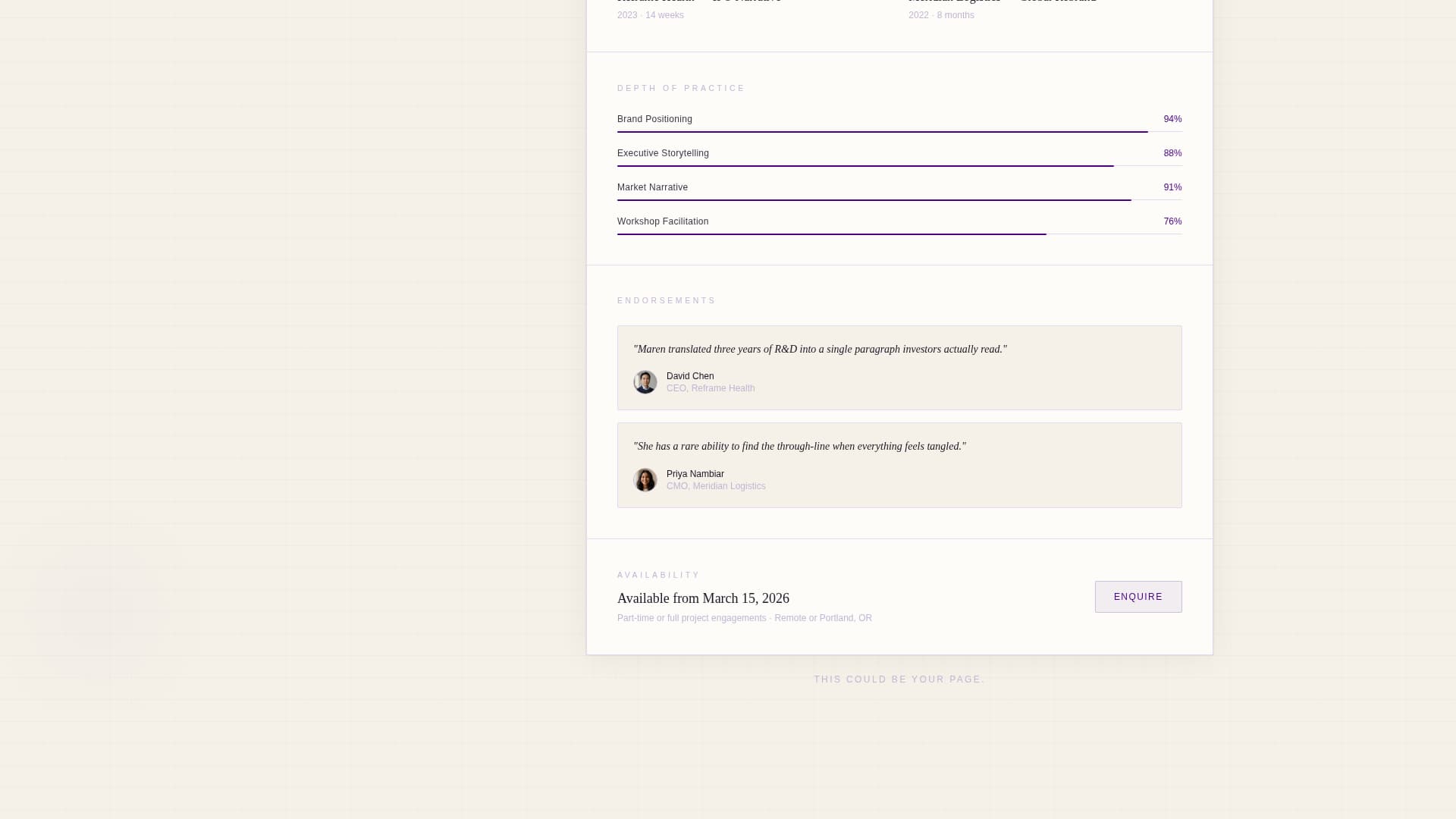 Personal CRM & Network Pre-Launch Website Template