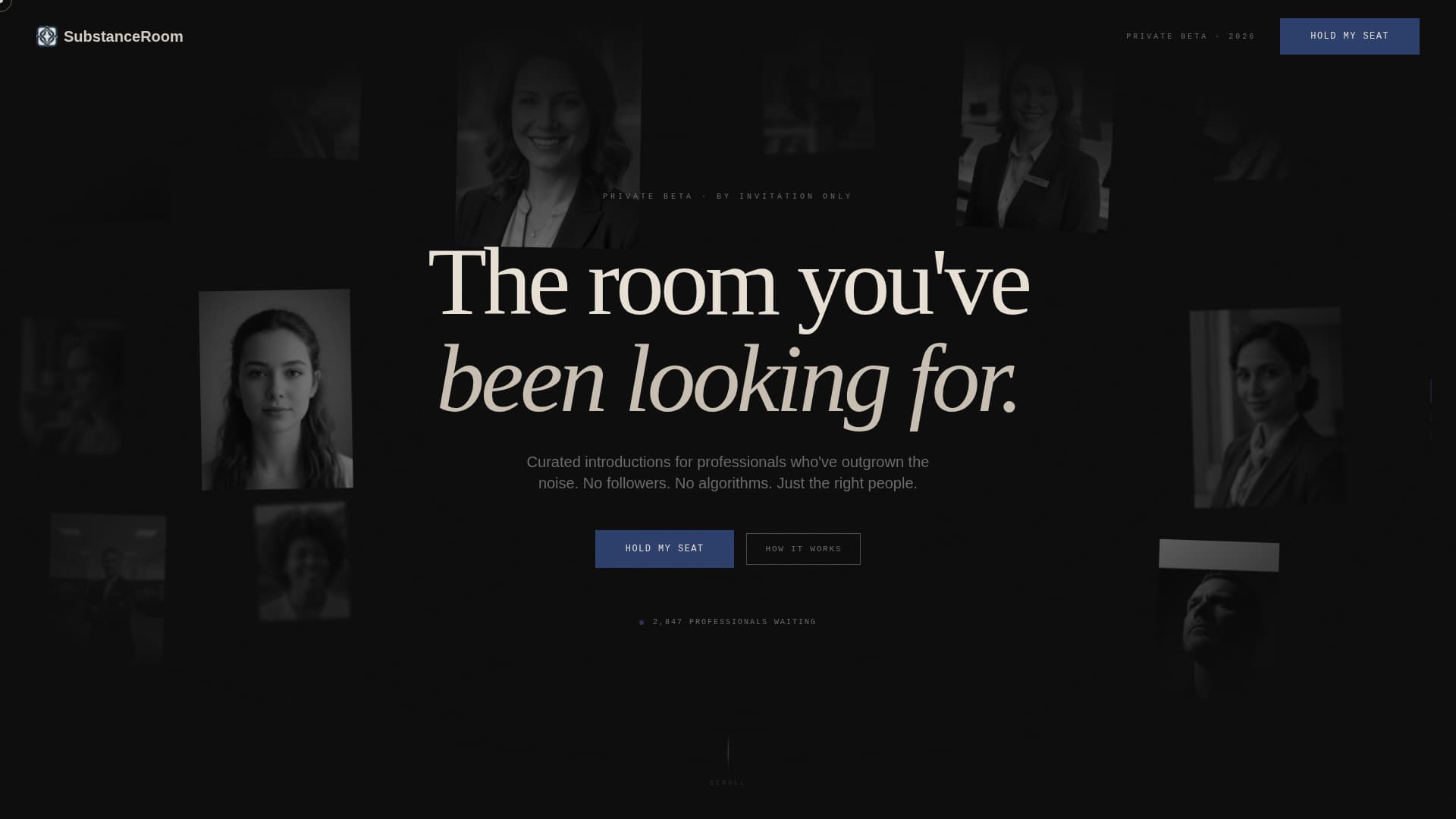 Personal CRM & Network Pre-Launch Website Template
