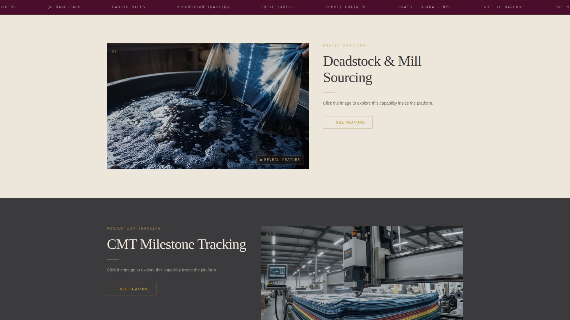 Loom - Cinematic Supplychain Landing Page Template