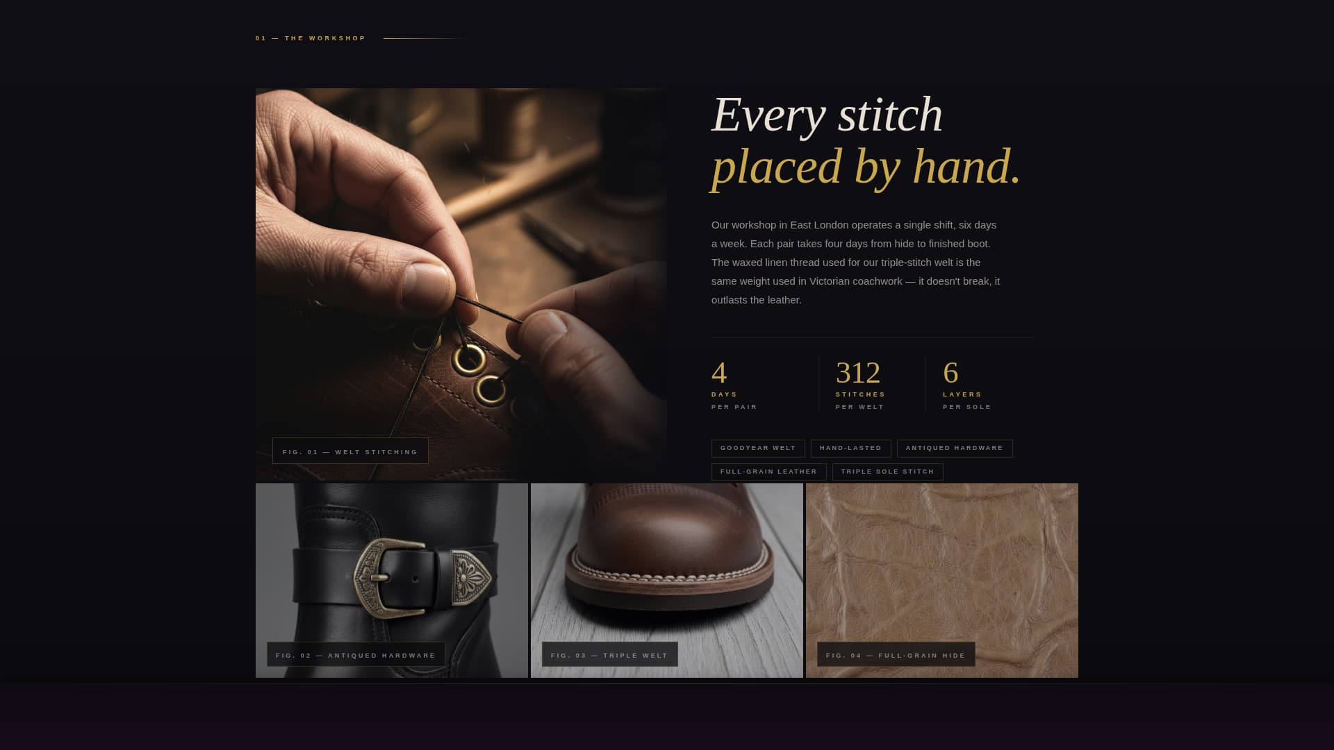 Crypt - Cinematic Gothic Landing Page Template