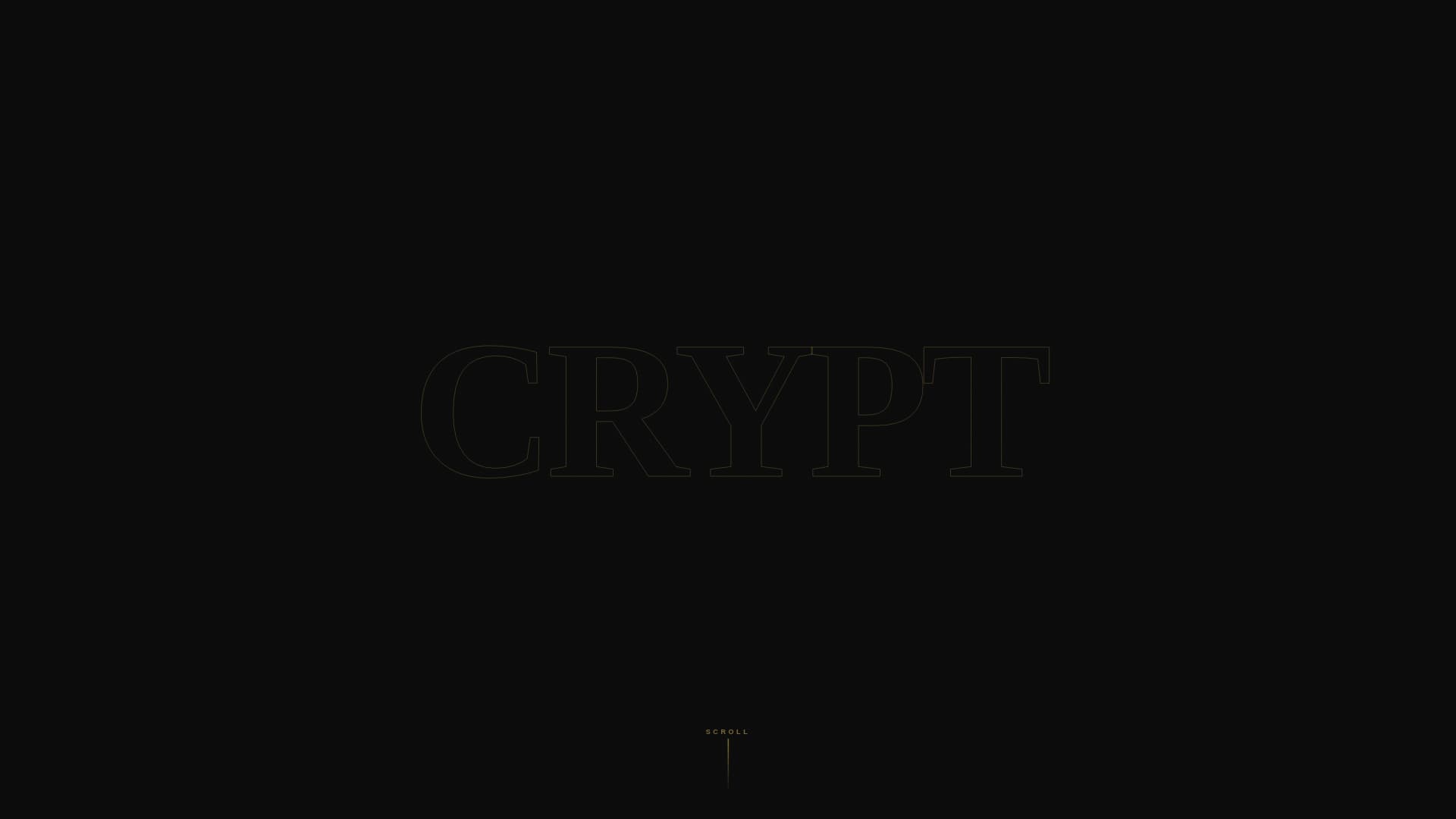 Crypt - Dark Gothic Landing Page Template