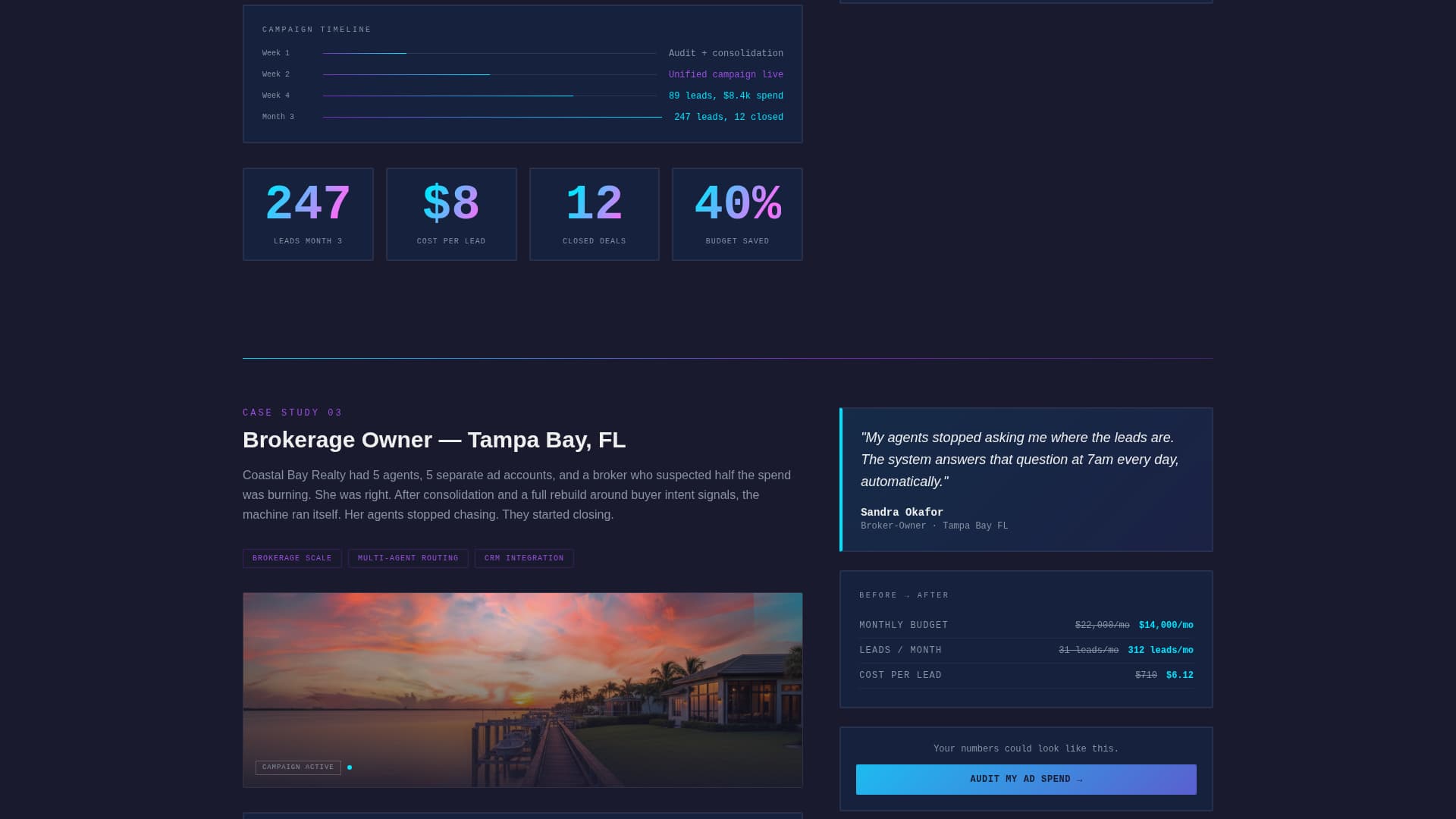 Real Estate Marketing & Agency Portfolio Website Template