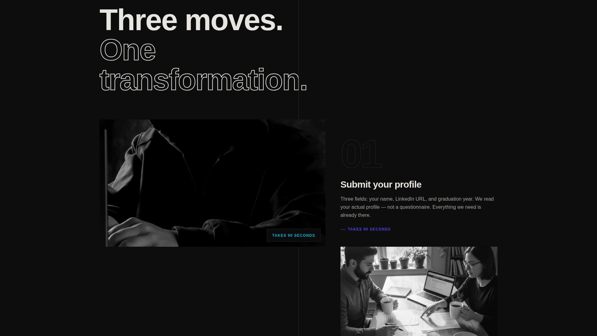 Signal - Bold Graduate Landing Page Template