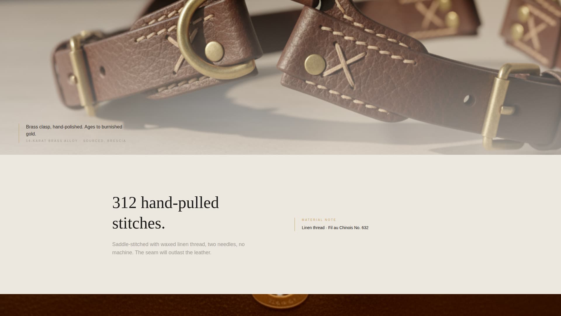 Atelier - Timeless Handbag Landing Page Template