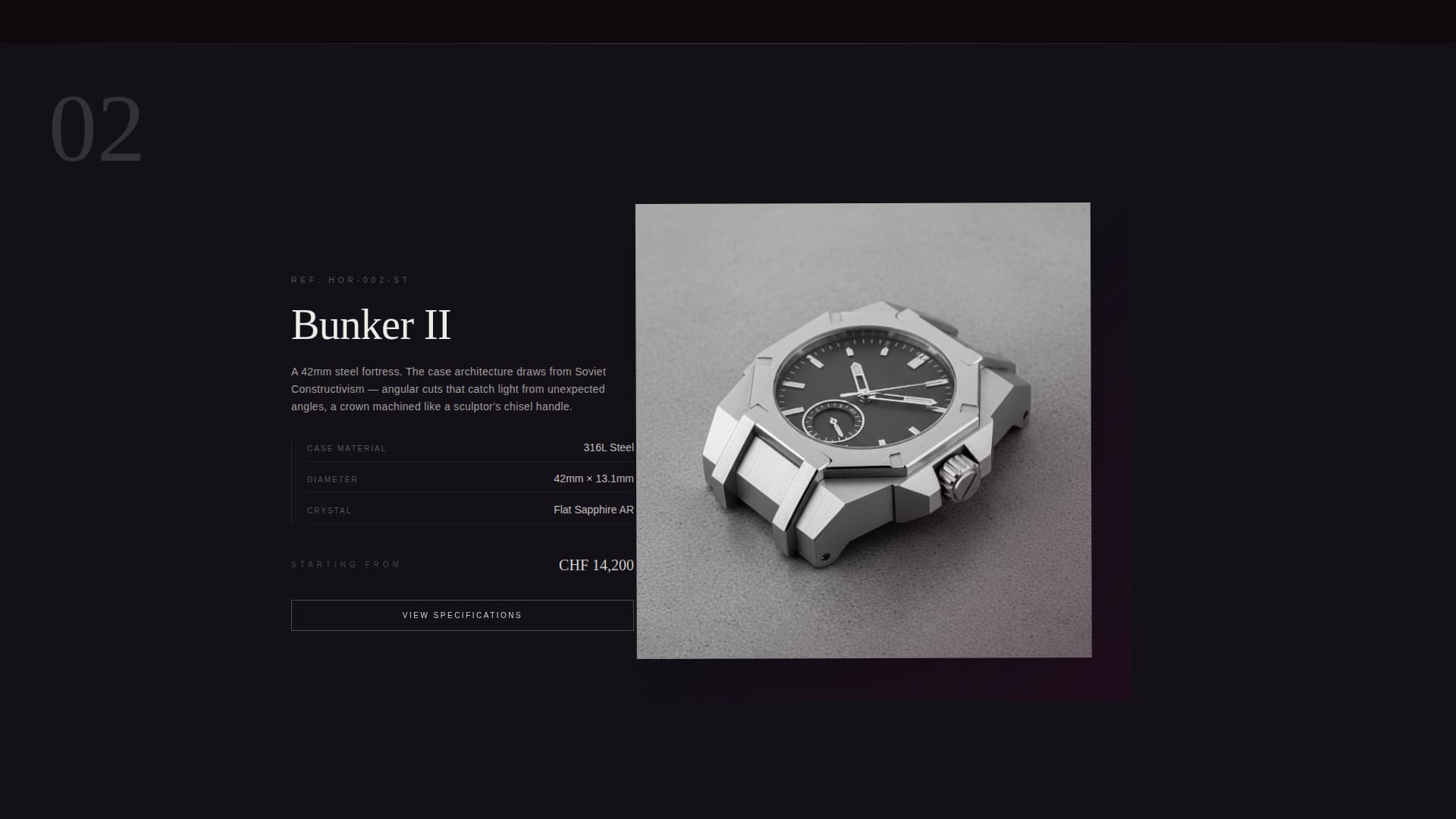 Horology - Striking Timepiece Landing Page Template