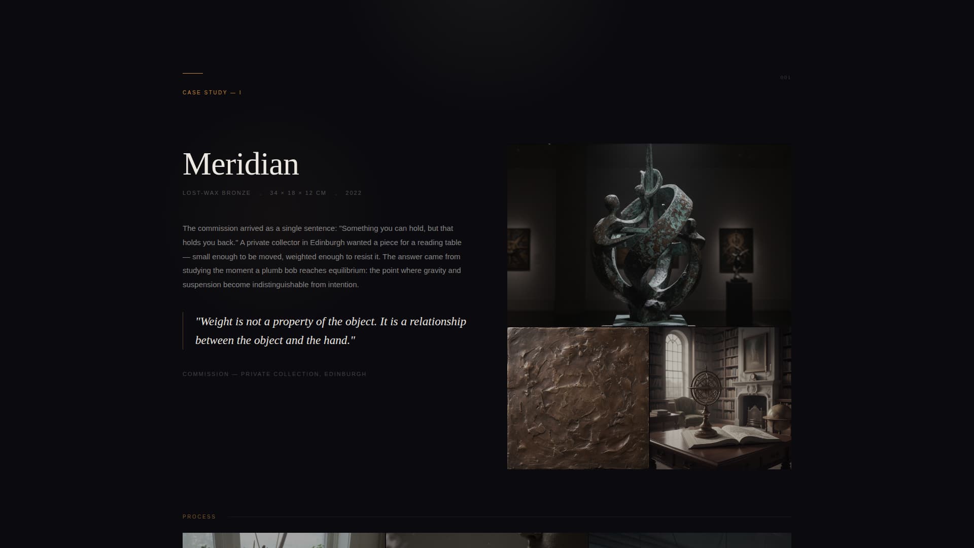 Sculptor Portfolio Specialist Portfolio Website Template