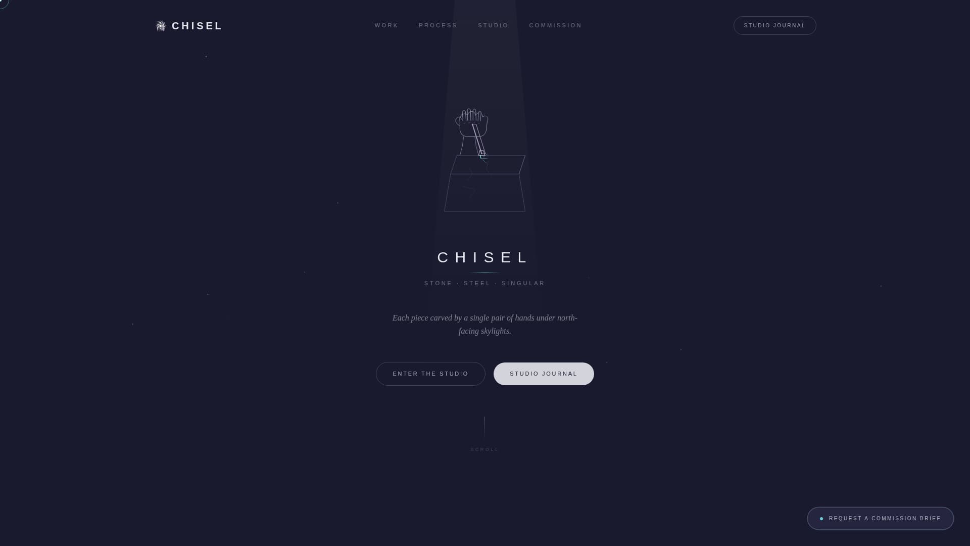 Sculptor Portfolio Portfolio Website Template