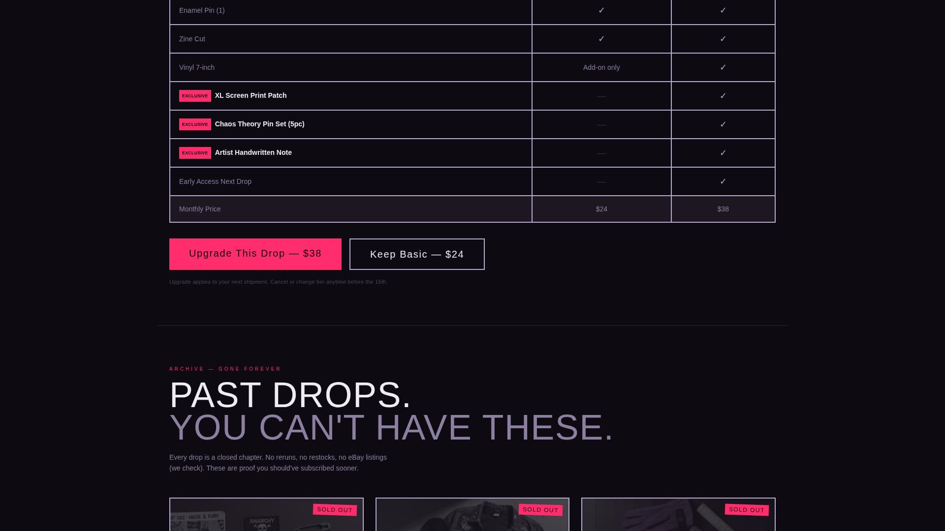 Punk Fashion Professional Website Template
