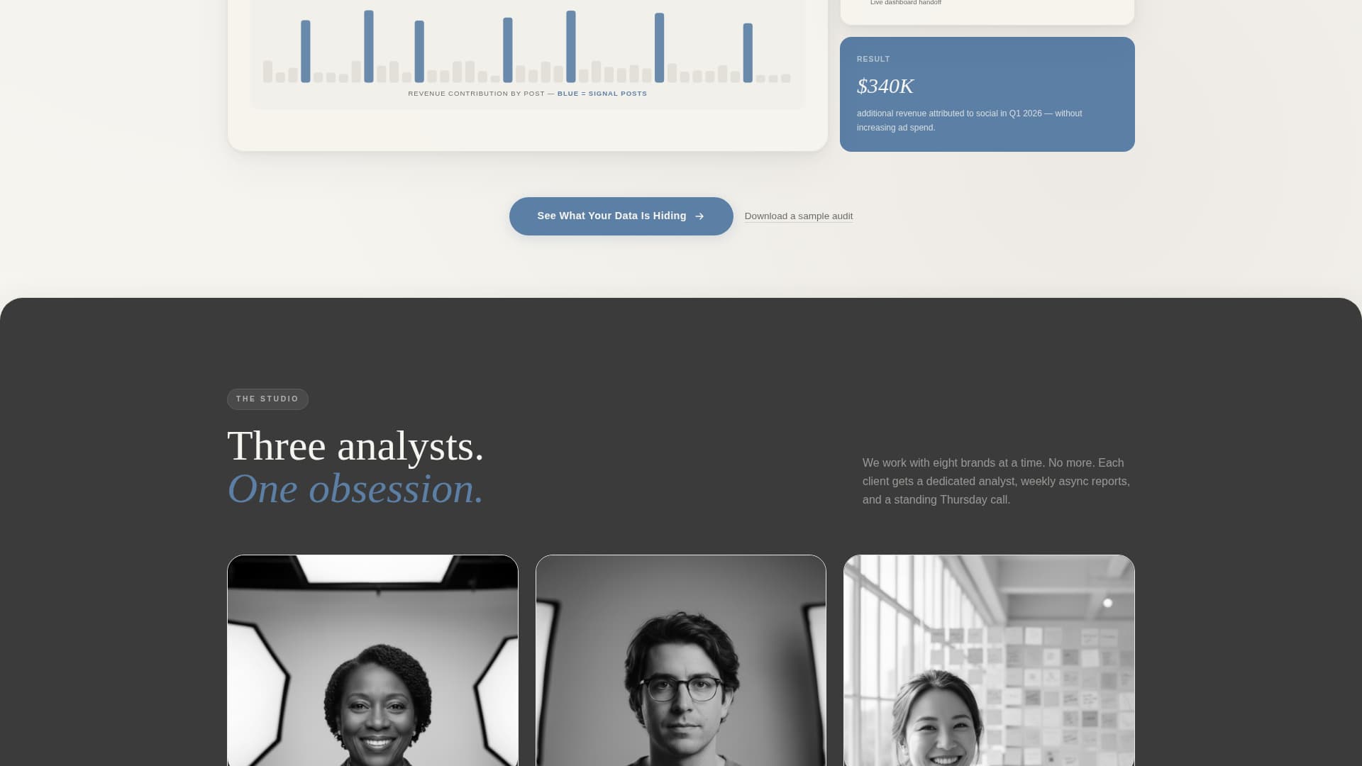 Pulse - Insightful Analytics Landing Page Template