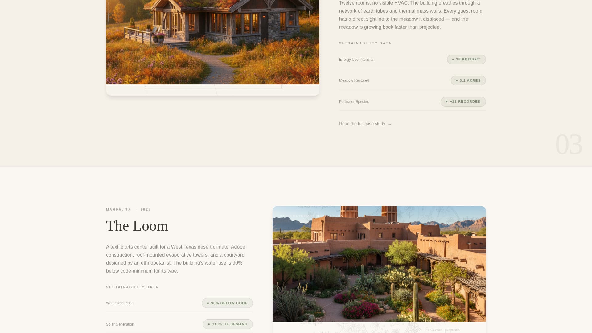 Atrium - Breathtaking Sustainablearchitecture Landing Page Template