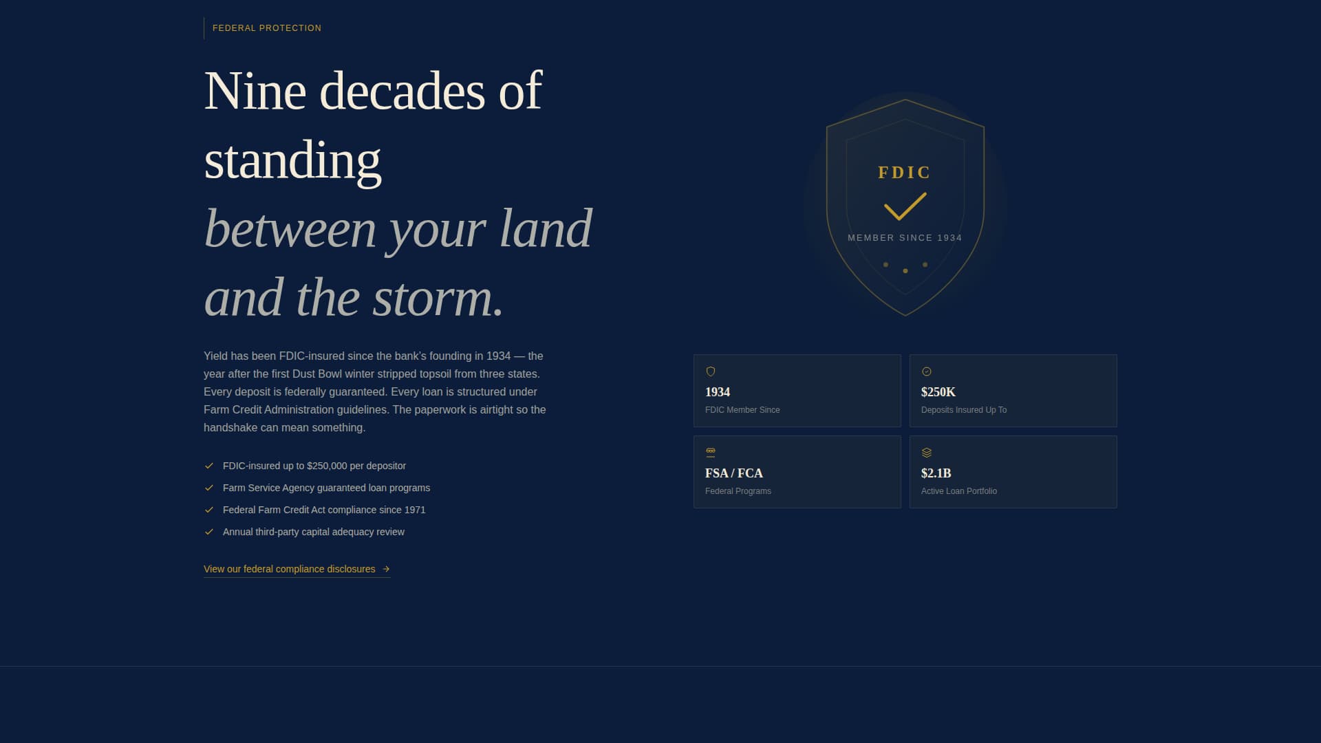 Bank & Financial Institution Cost Calculator Website Template