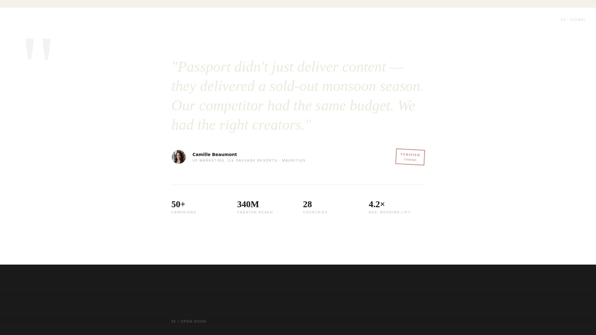 Passport - Wanderlust Influencer Landing Page Template