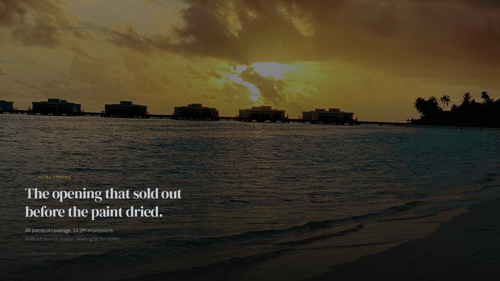 Travel Marketing & Agency Specialist Portfolio Website Template