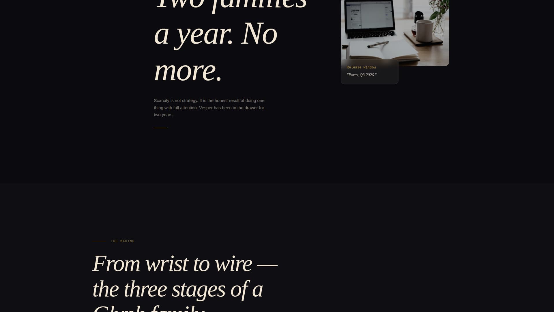 Glyph - Obsessive Typefoundry Landing Page Template