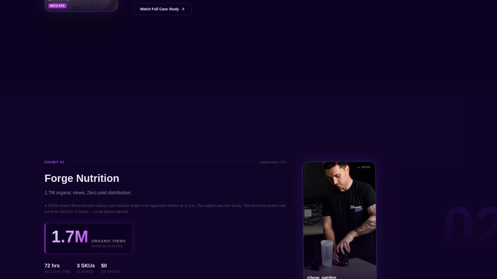 Social Media & Influencer Agency Portfolio Website Template