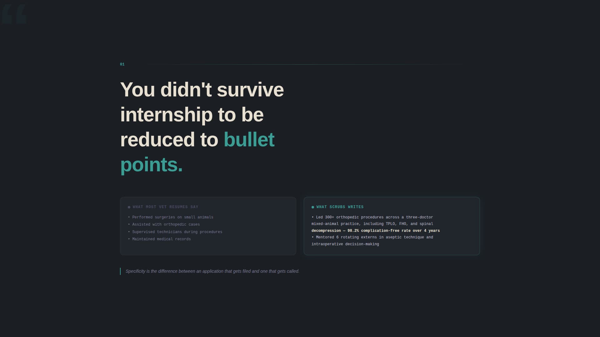 Scrubs - Compelling Veterinarian Landing Page Template