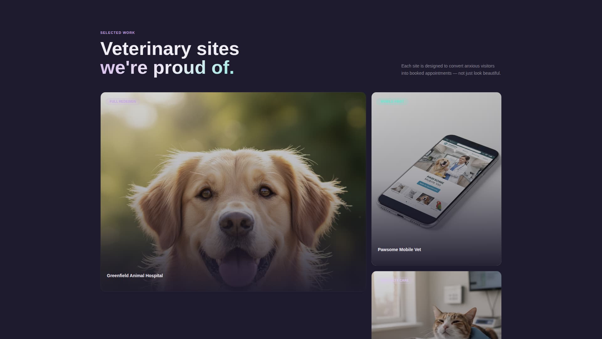 Atelier - Stunning Veterinary Landing Page Template