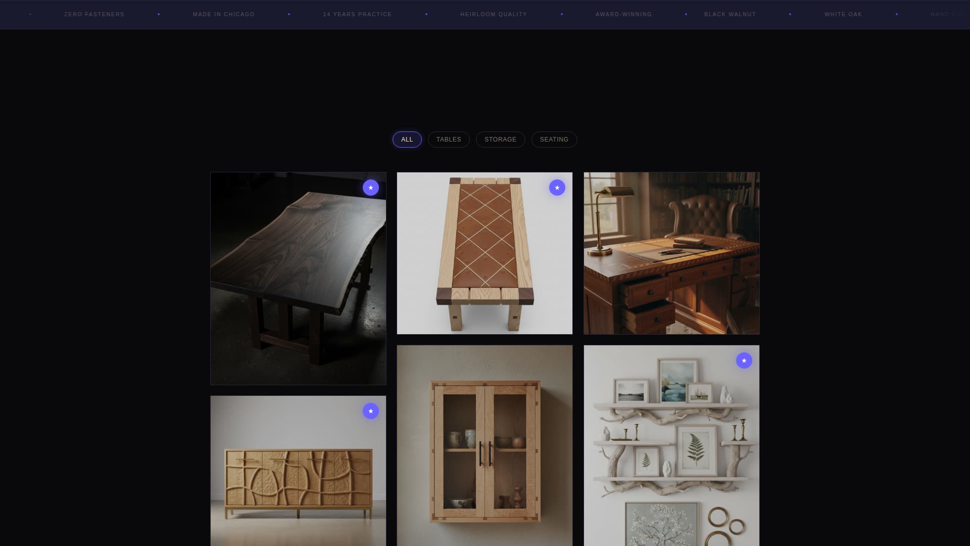Woodworker Portfolio Portfolio Website Template
