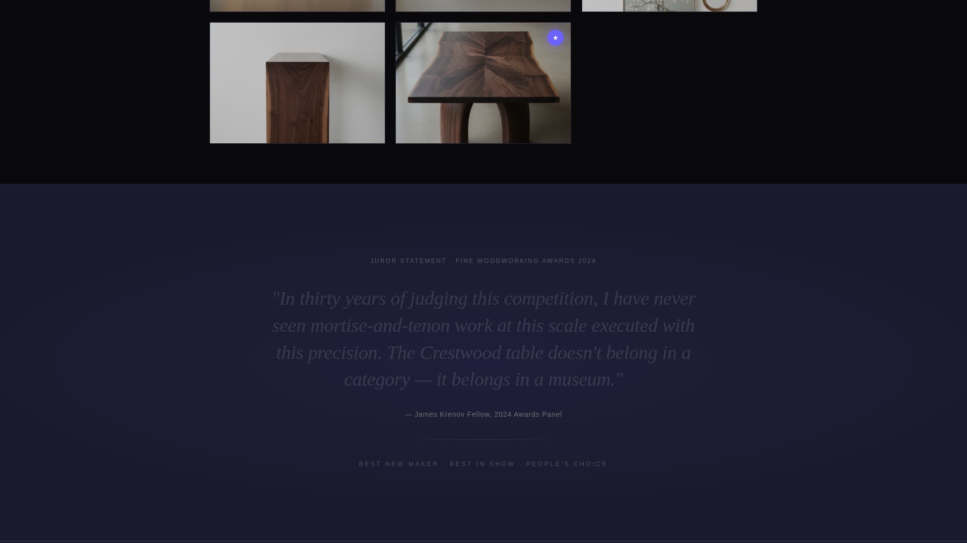 Woodworker Portfolio Portfolio Website Template