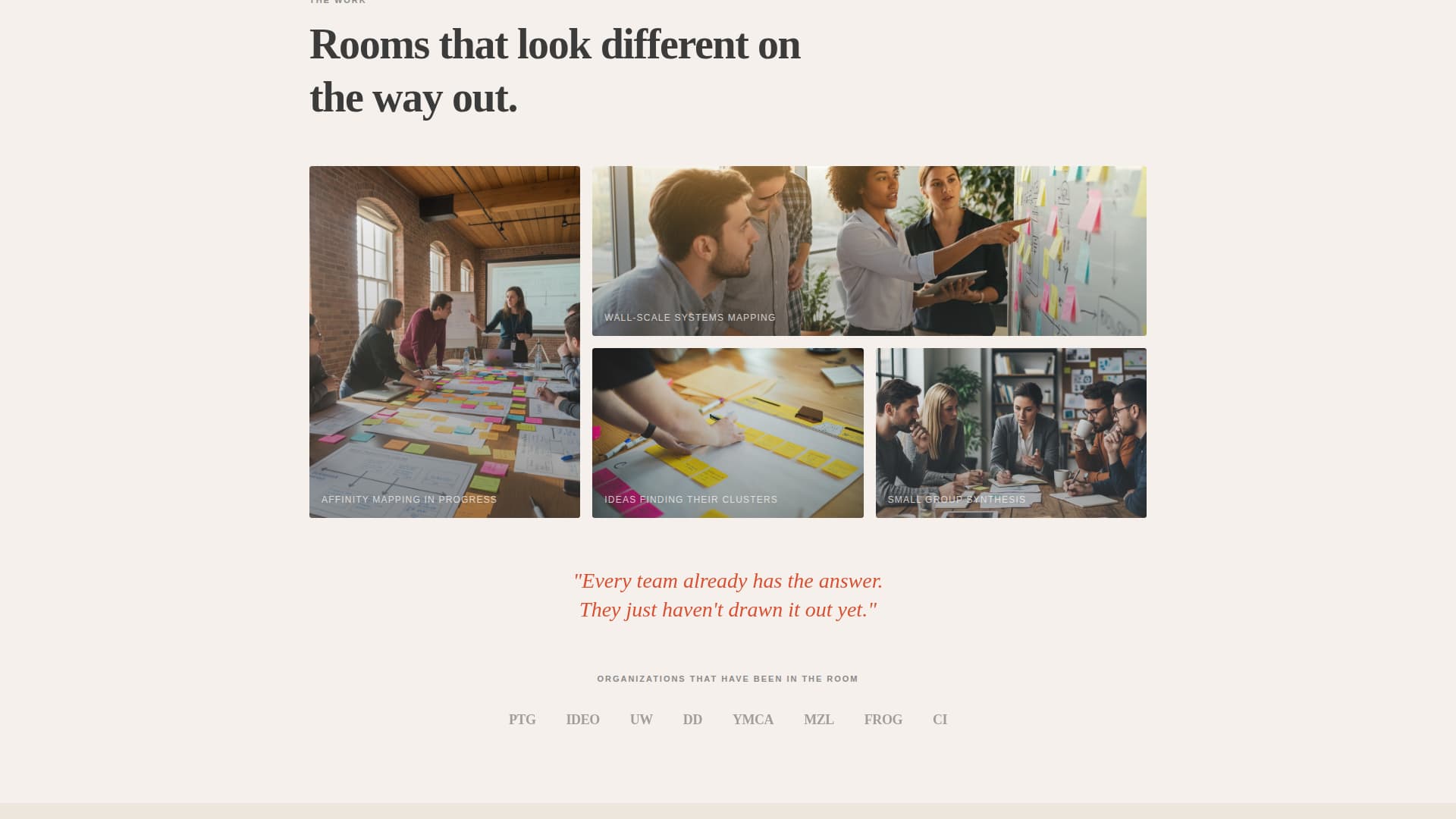 Convene - Transformative Facilitator Landing Page Template