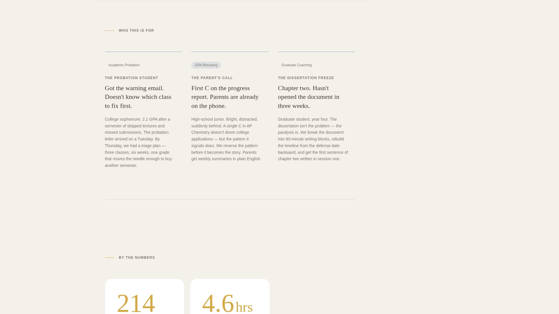 Syllabus - Authoritative Academic Landing Page Template