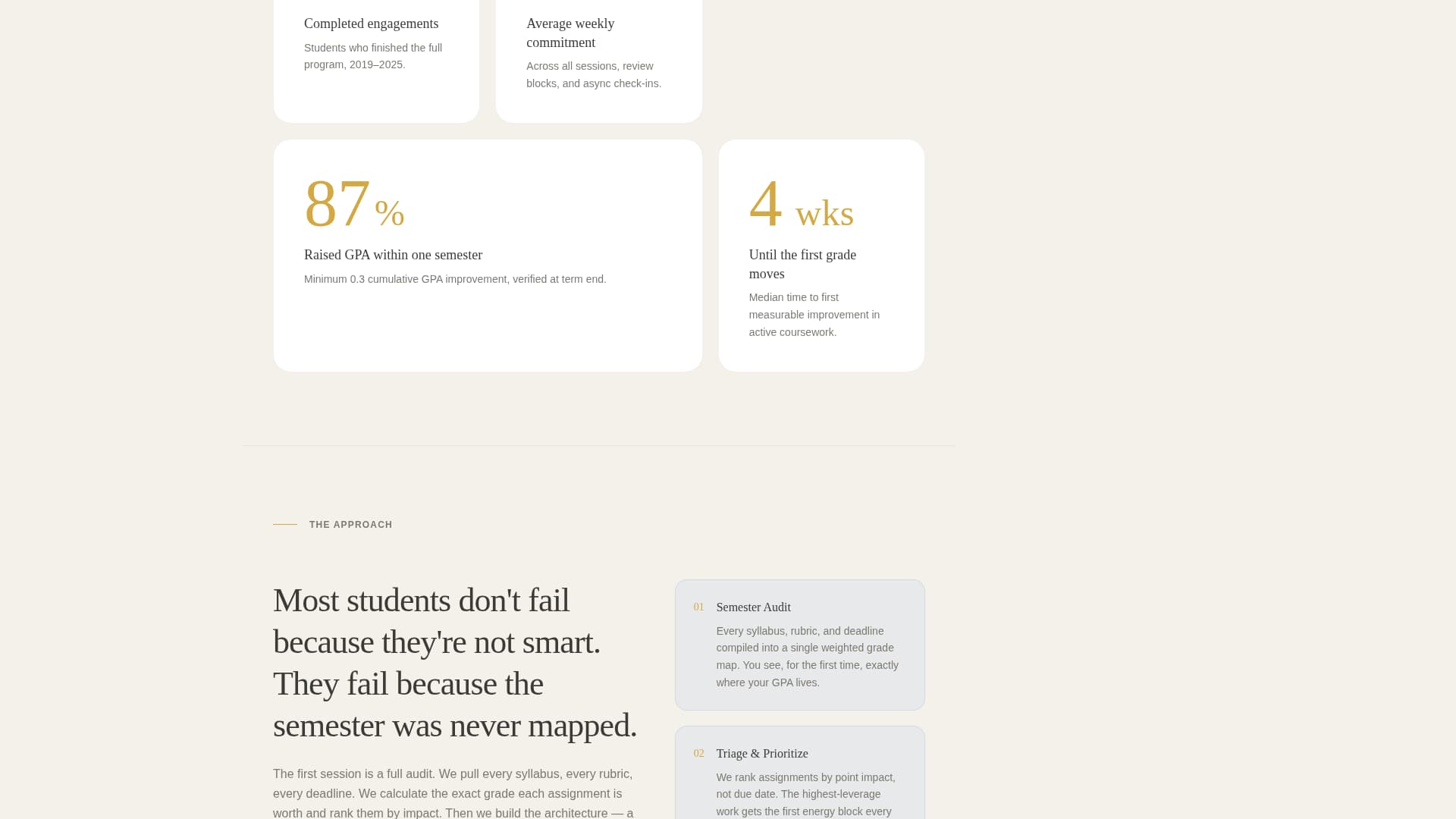 Syllabus - Authoritative Academic Landing Page Template