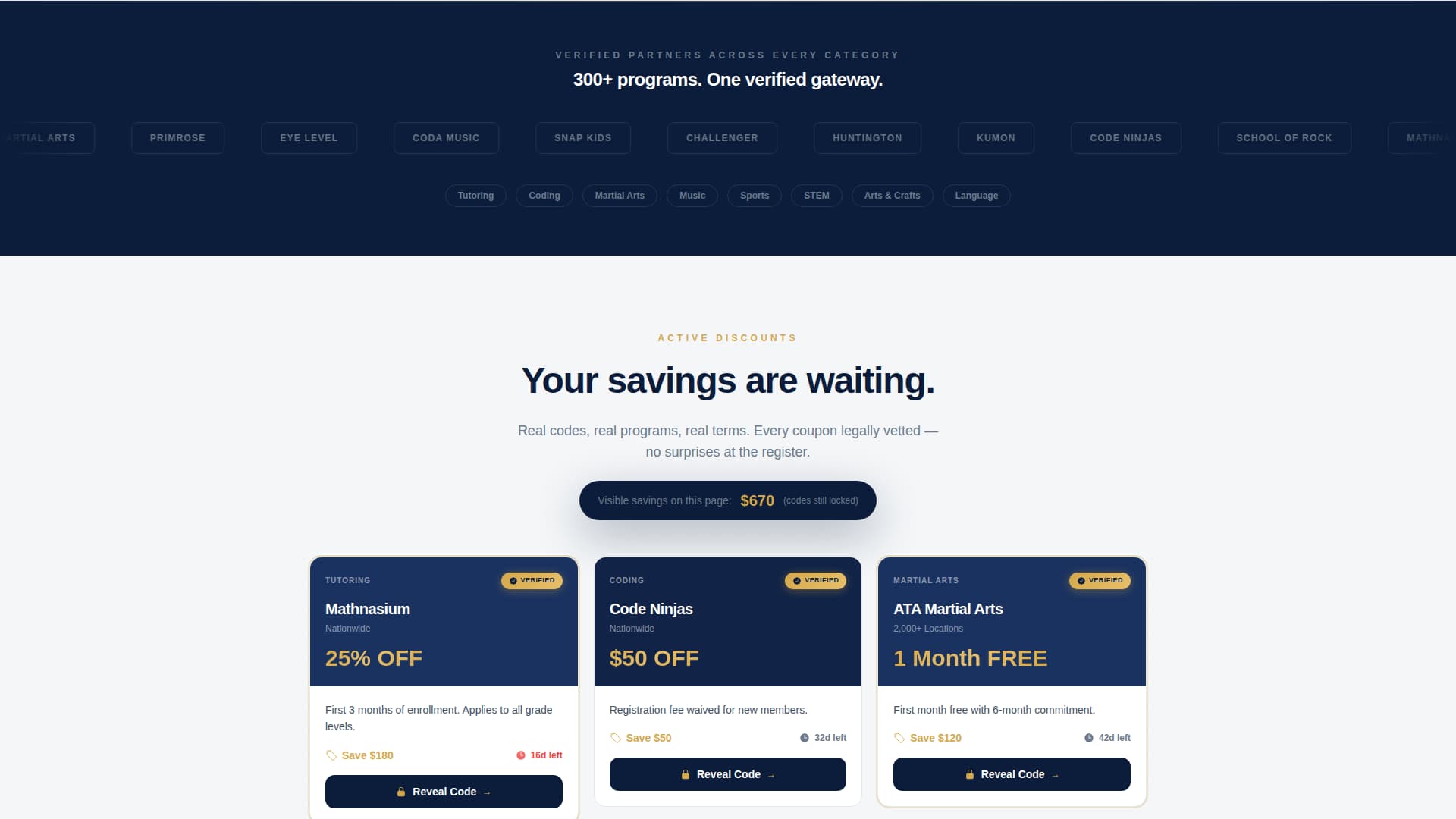 Shield - Verified Afterschool Landing Page Template