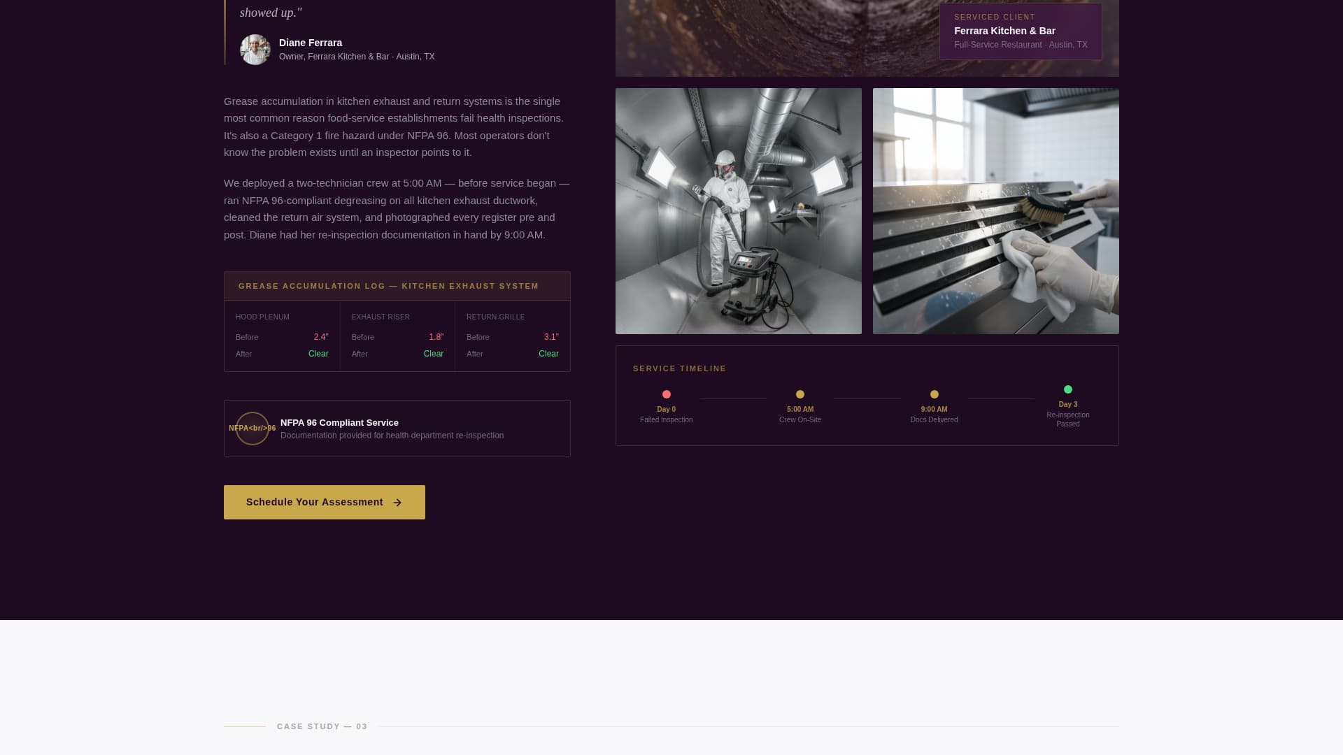 Ductwork - Authoritative Cleaning Landing Page Template