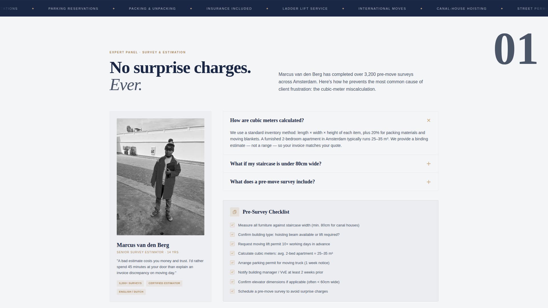 Verhuizen - Precision Moving Landing Page Template
