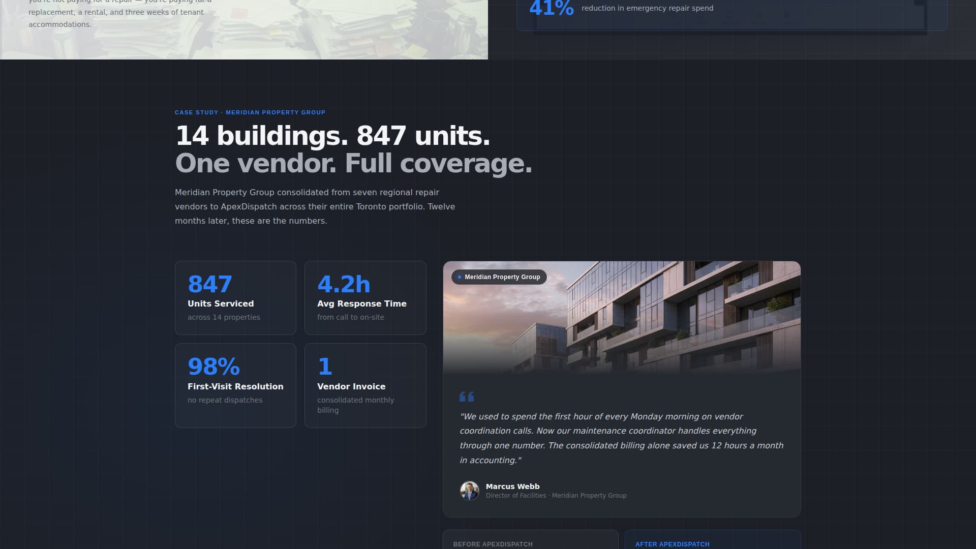 Apexdispatch - Precision Appliance Landing Page Template