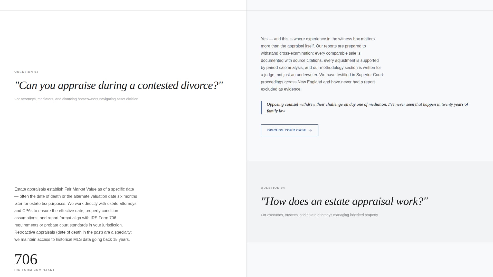 Appraise - Authoritative Appraiser Landing Page Template