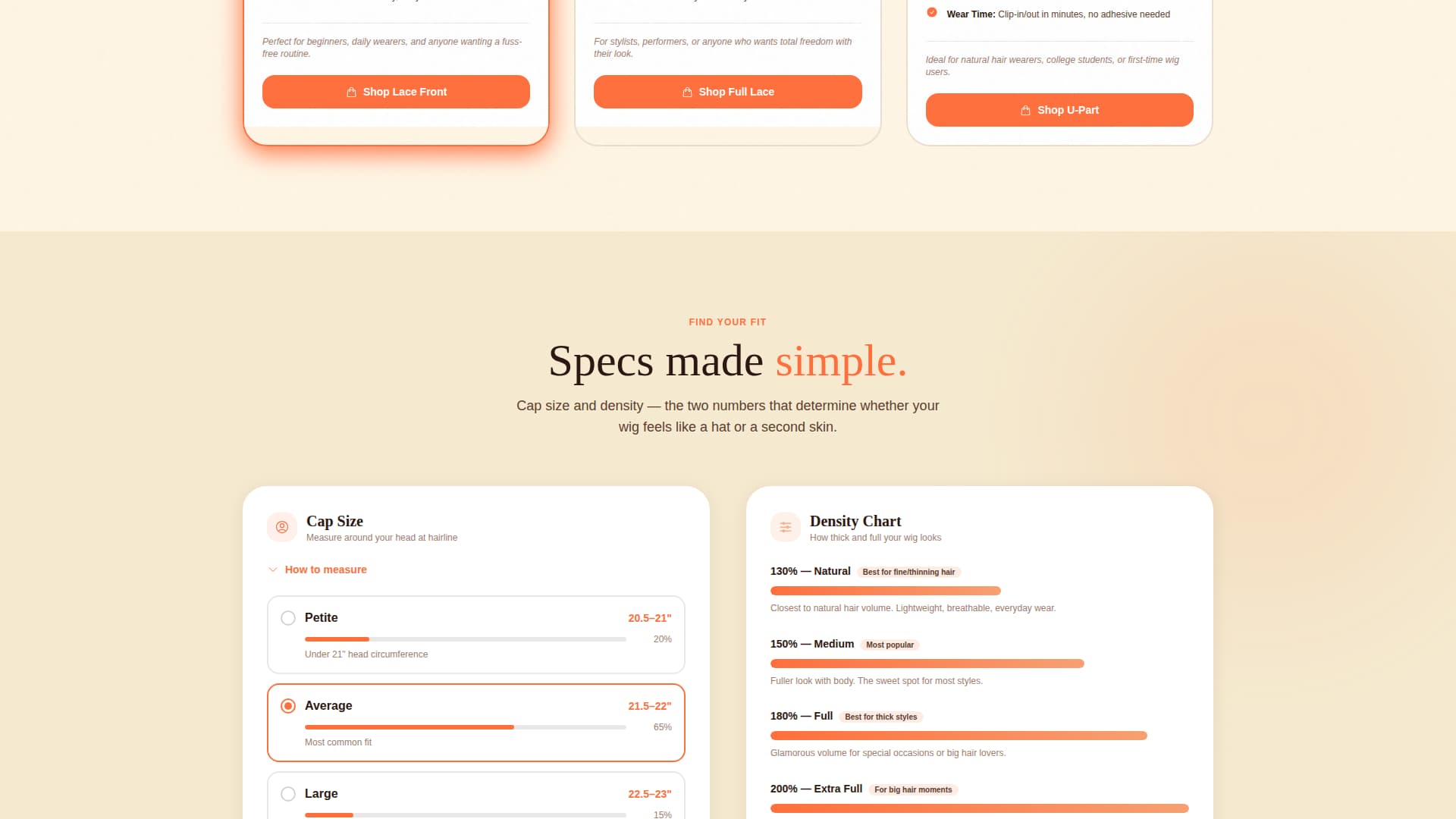 Crown - Vibrant Wigstore Landing Page Template