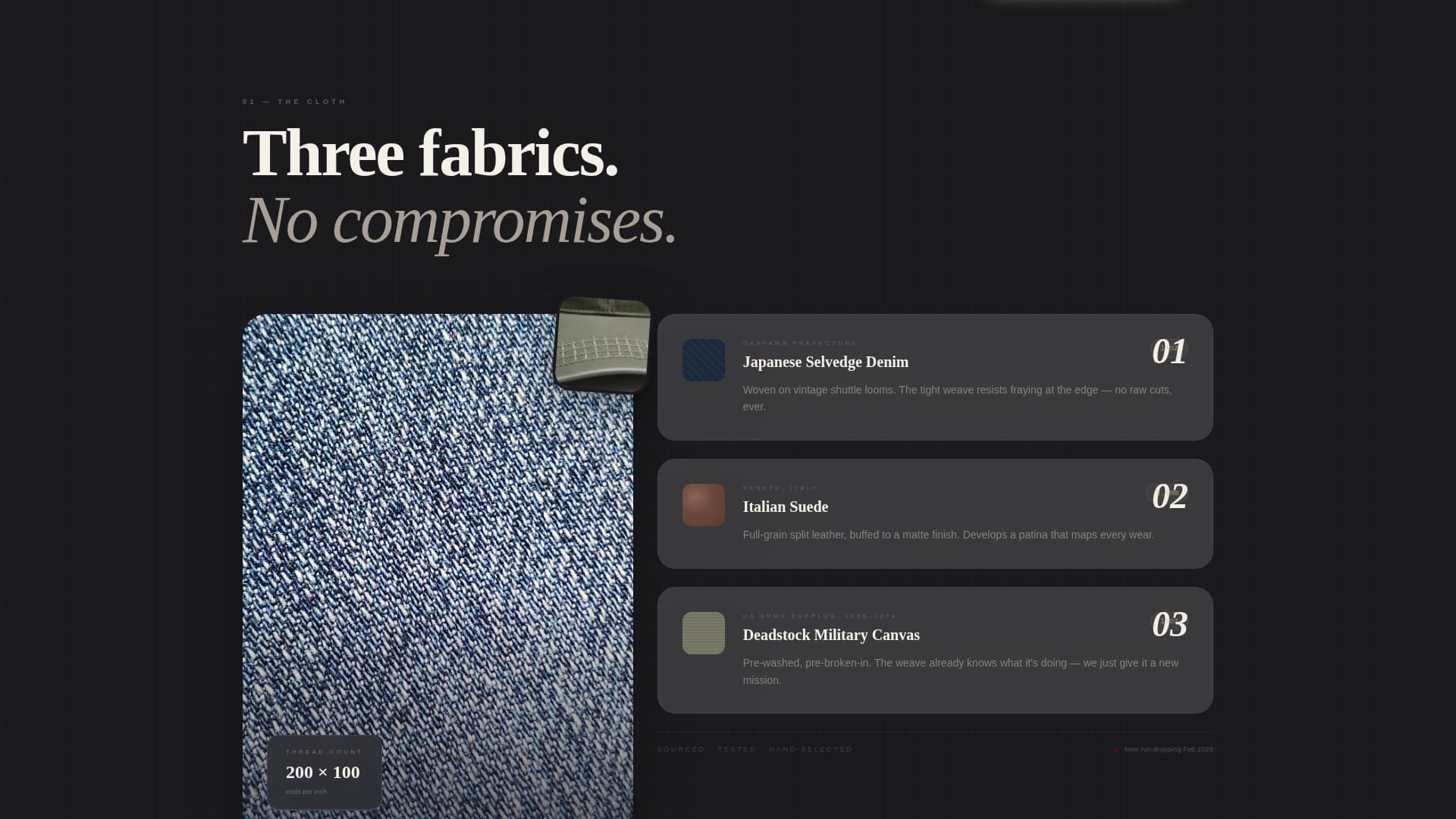 Brim - Luxe Headwear Landing Page Template