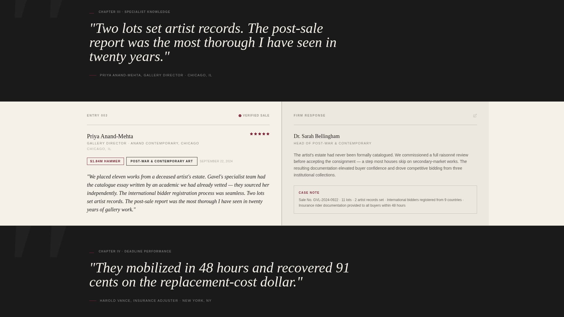 Auctioneer - Modern Reviews Landing Page Template