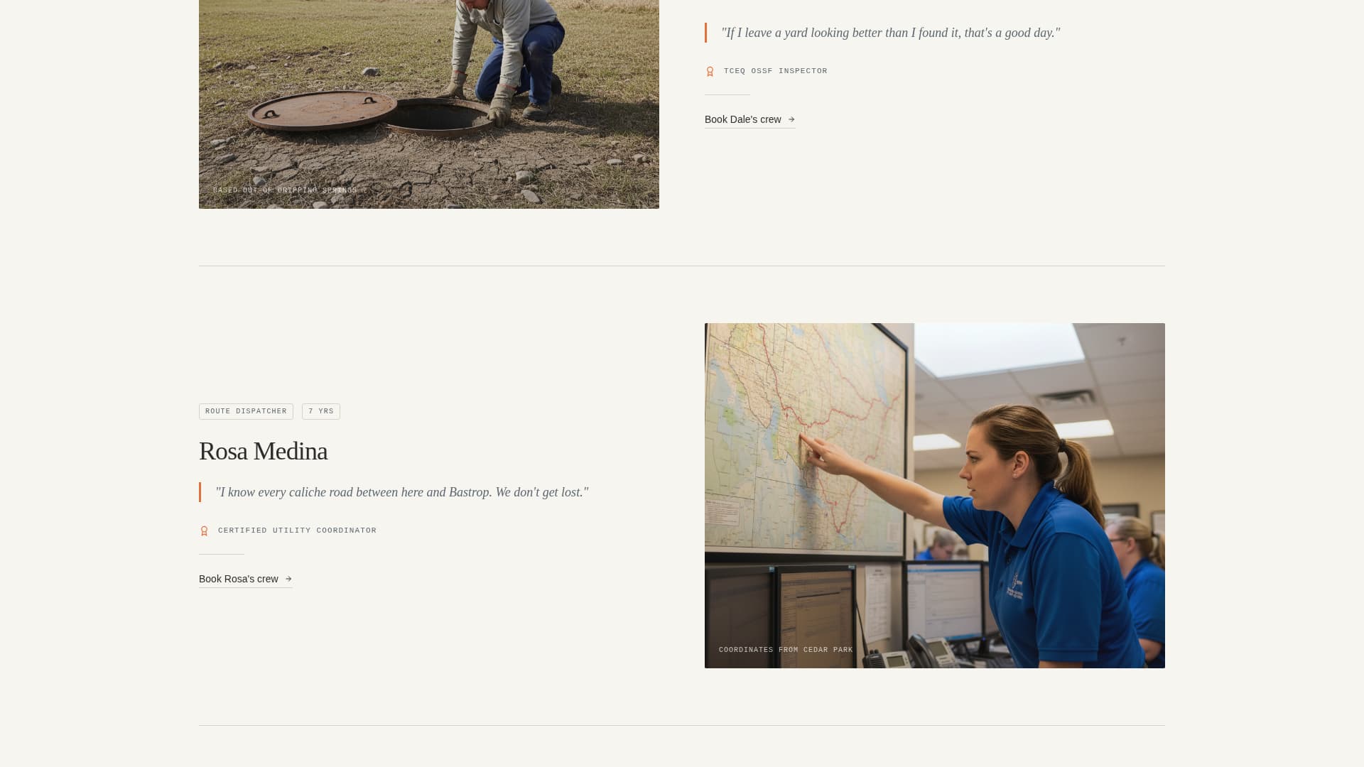 Pump - Trusted Septic Landing Page Template