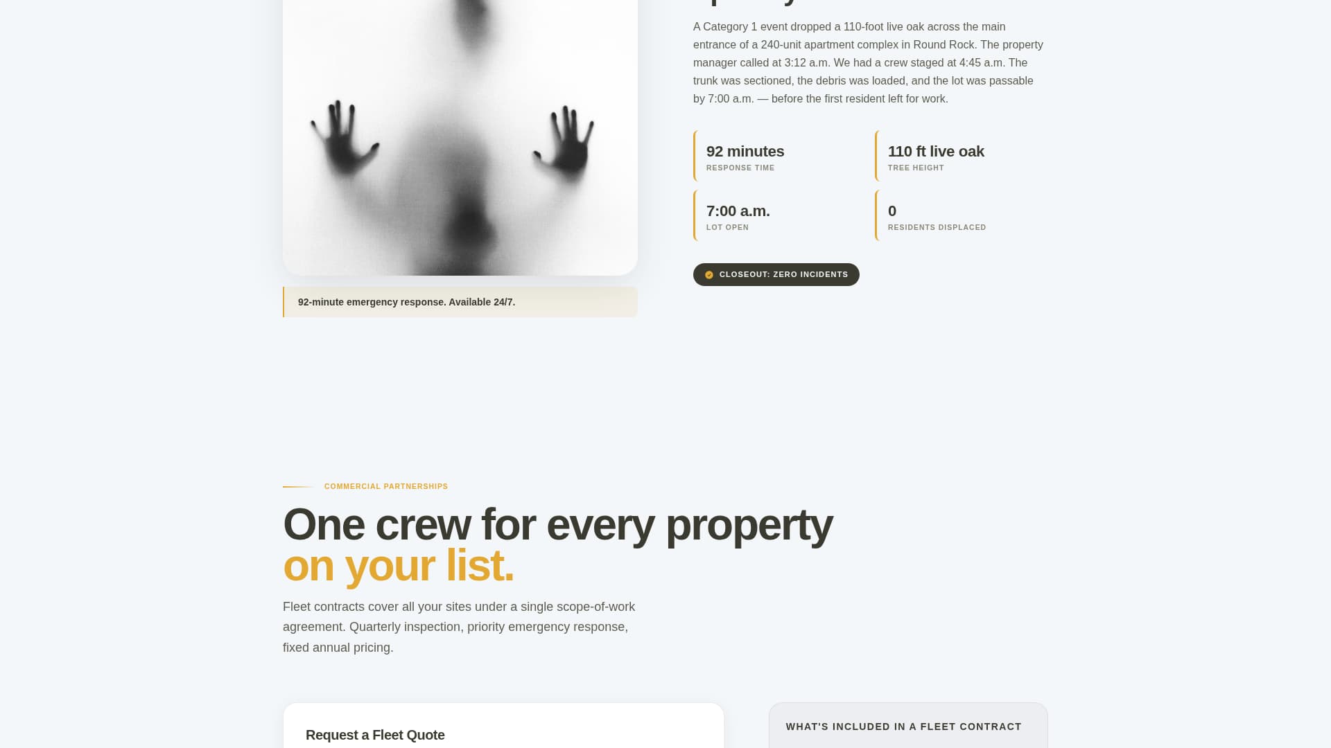 Canopy - Precision Treeservice Landing Page Template